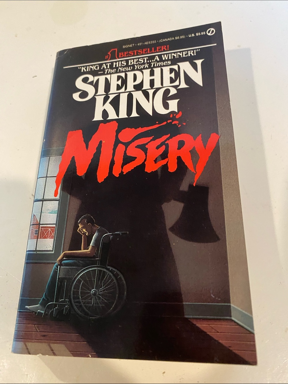 “Misery” by Stephen King